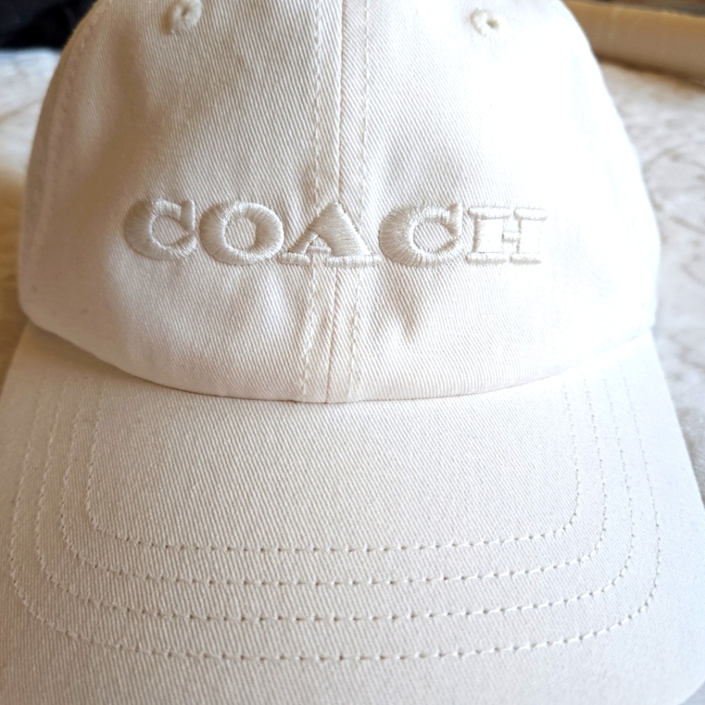 Coach Embroidered Baseball Hat NWT MSRP $75